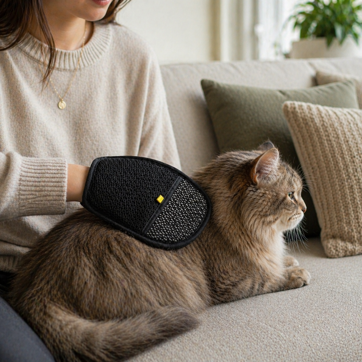 StarPaw's Pet Hair Remover Glove Reusable Fur Cleaning Tool
